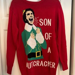 Elf Ugly Christmas Sweater - size Medium